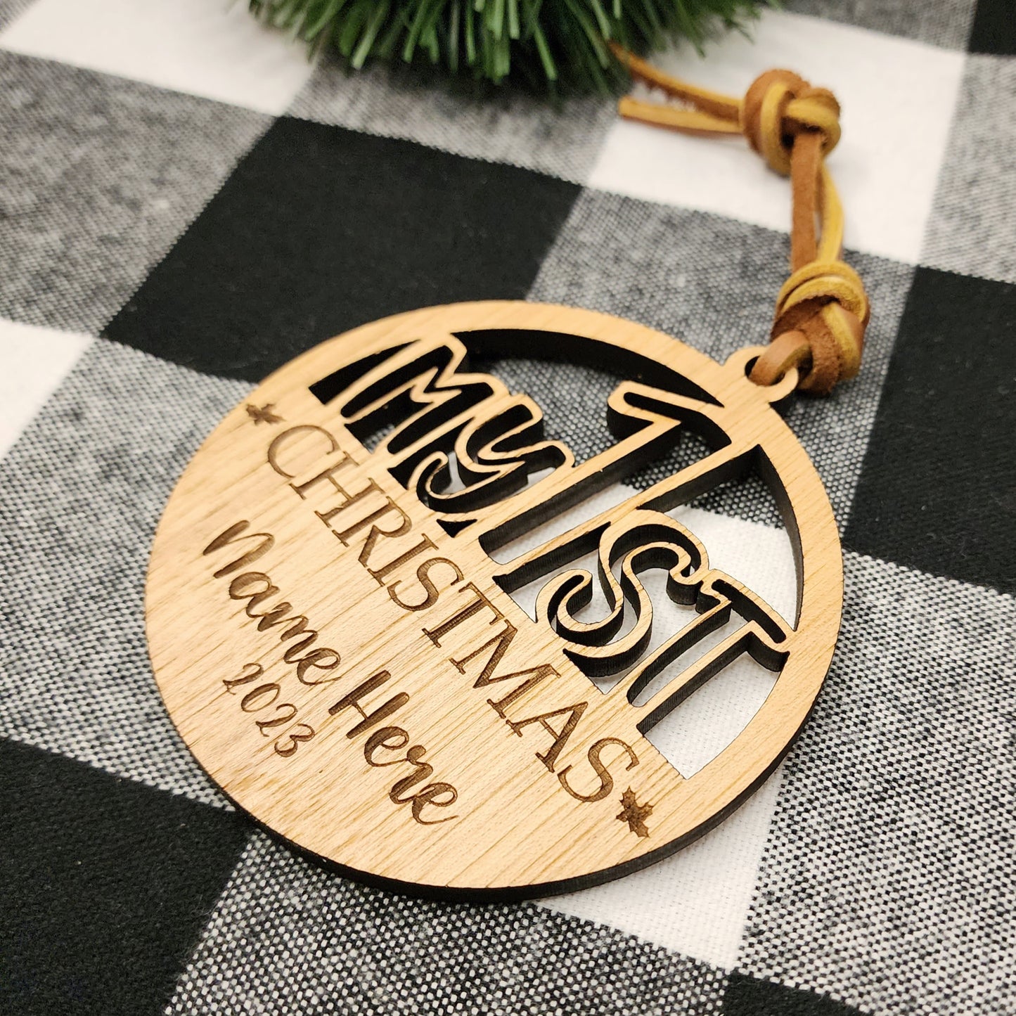 Personalized Baby's 1st Christmas Ornament