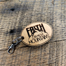 Load image into Gallery viewer, Faith Can Move Mountains Keychain
