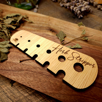 Wooden Herb Stripper