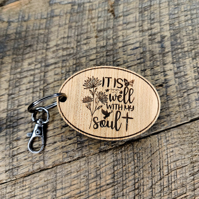 It is well with my Soul keychain