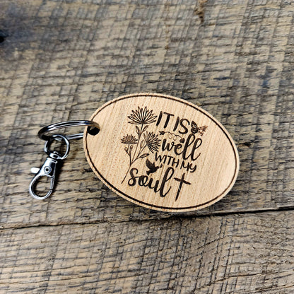 It is well with my Soul keychain