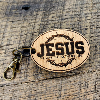 Jesus is the Way Keychain