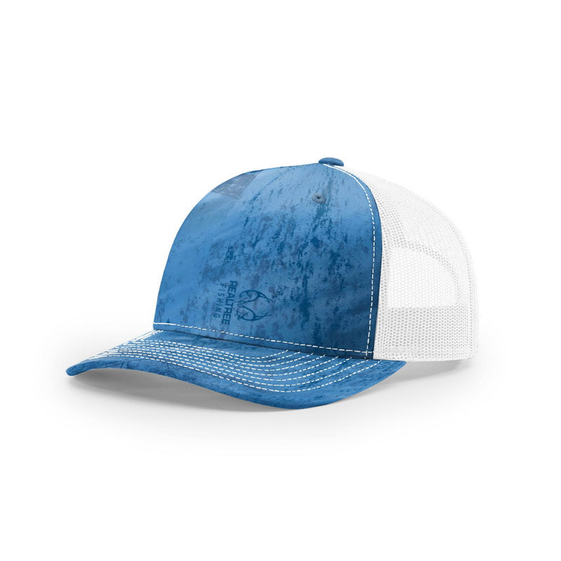 Realtree Fishing Light Blue / White