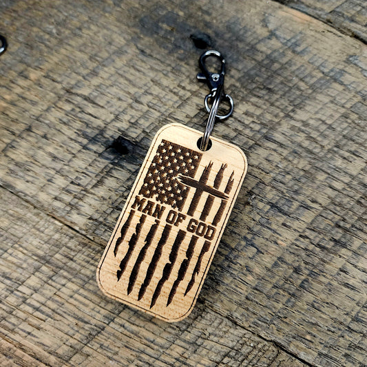 Man of God Keychain 