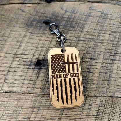 Man of God Keychain