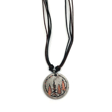 Load image into Gallery viewer, Rustic Tree Pewter Necklace
