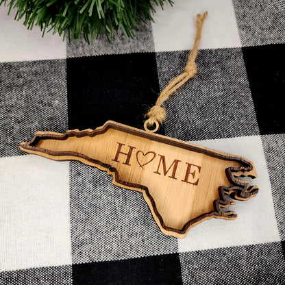 North Carolina Home Ornament