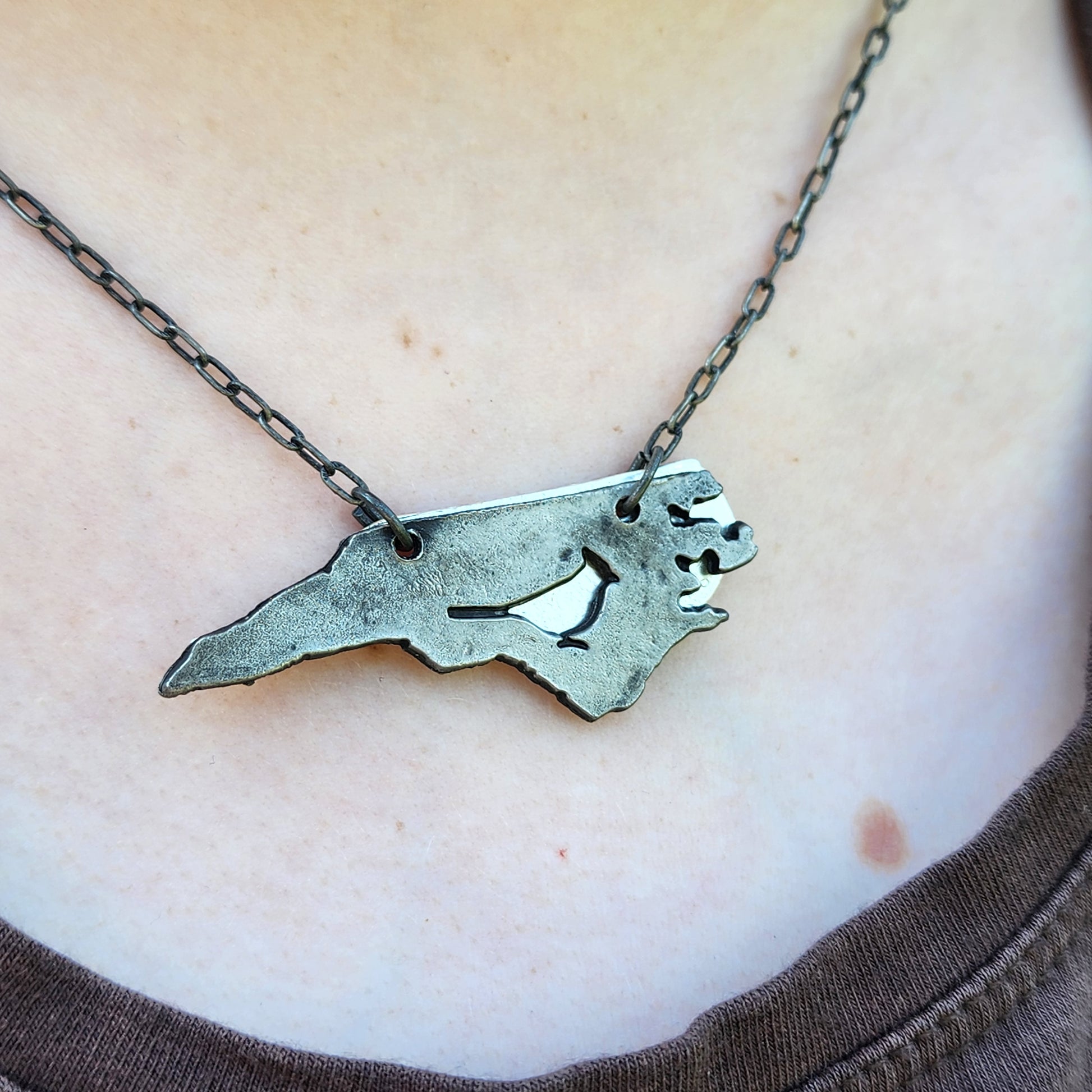 North Carolina Cardinal Necklace