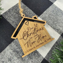 Load image into Gallery viewer, Our First Christmas In our New Home Personalized Ornament
