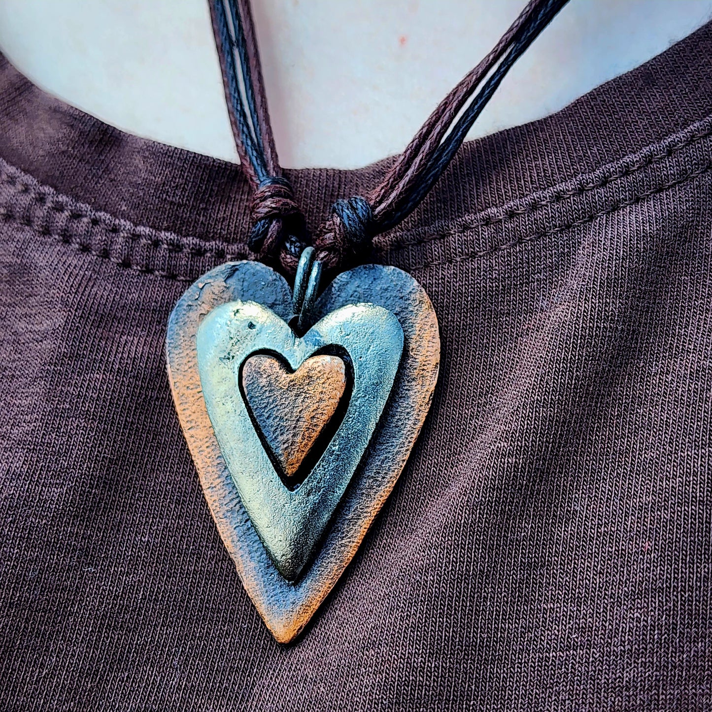 Rustic Heart Necklace
