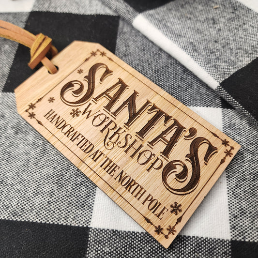 Santa's Workshop Gift Tag