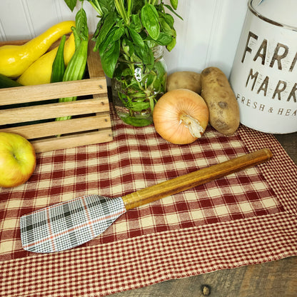 Plaid Silicone Spatula 