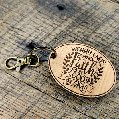 Worry ends when Faith in God Begins