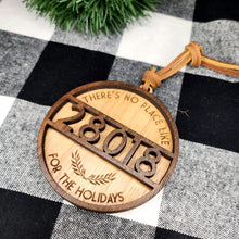 Load image into Gallery viewer, There is No Place Like Home Zip Code Ornament

