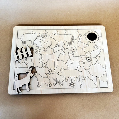 Farm Animal Puzzle