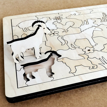 Farm Animal Puzzle