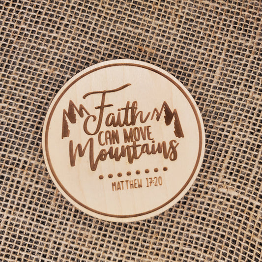 Faith Can Move Mountains Coasters