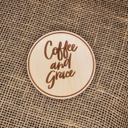 Coffee and Grace Coaster