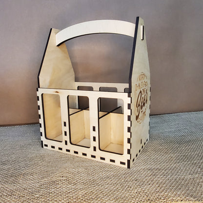 Six Pack Beer Caddy - Workin' On my Six Pack One Beer At A Time