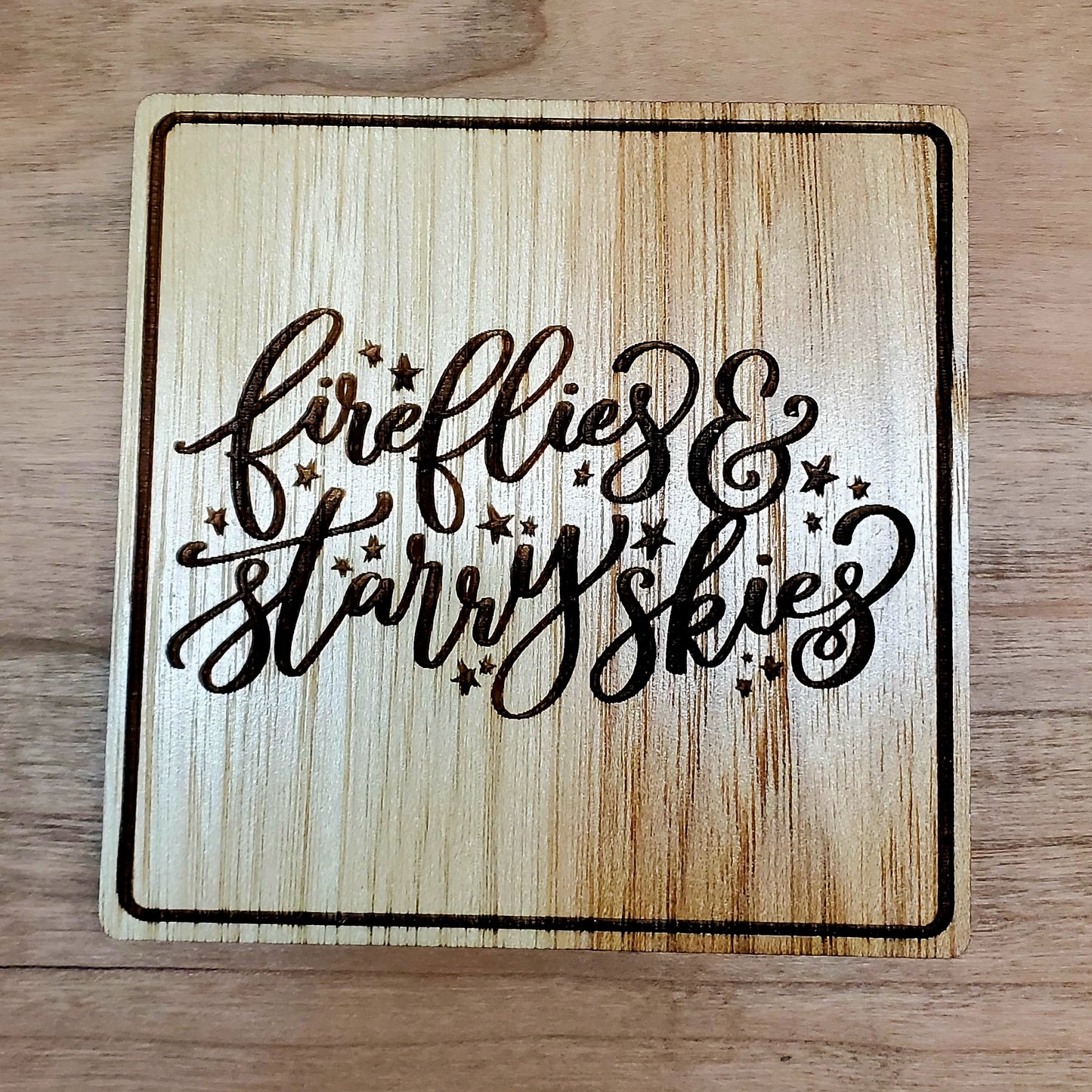 Fireflies Starry Skies Coaster