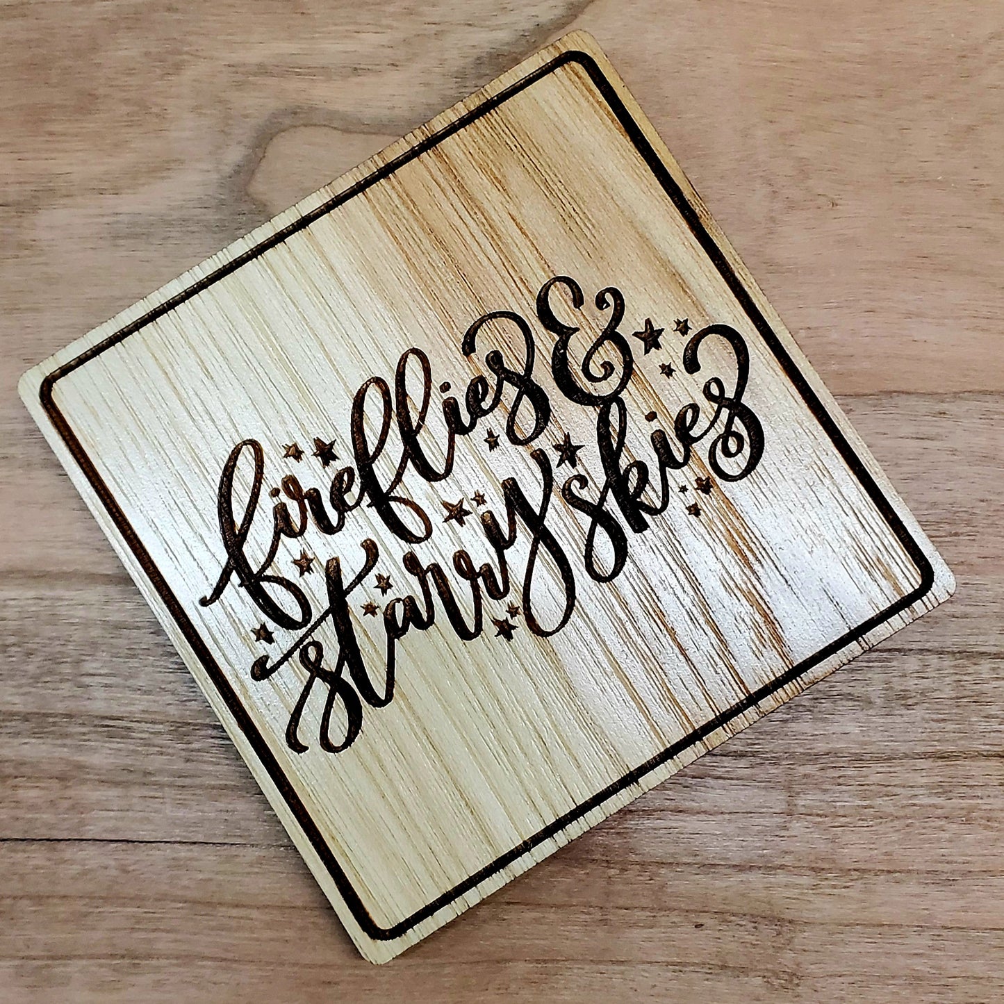 Fireflies Starry Skies Coaster