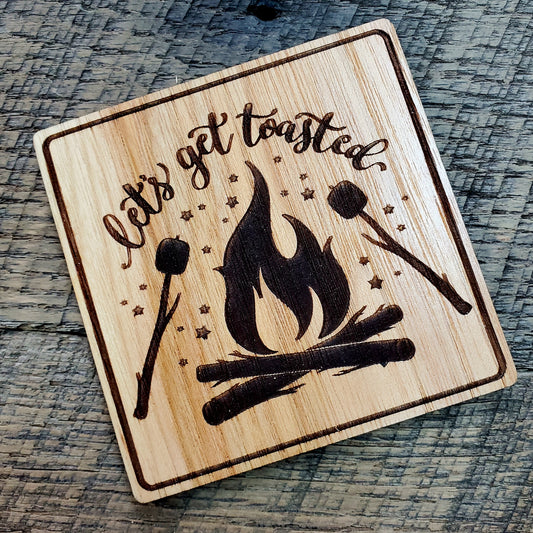 Let's Get Toasted Coaster