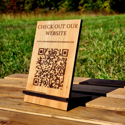 Custom QR Code Sign