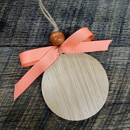 More Blessed Then Stressed Peach Ribbon Back