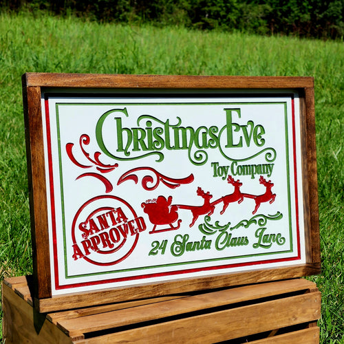 Christmas Eve Toy Company - Christmas Sign