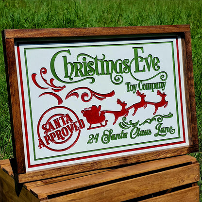 Christmas Eve Toy Company - Christmas Sign