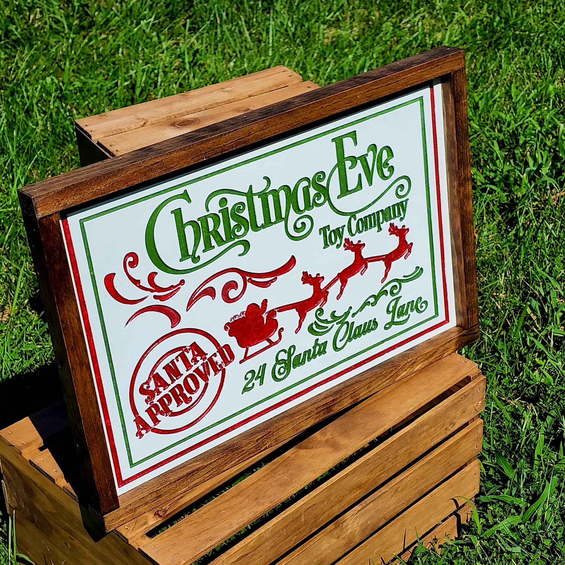 Christmas Eve Toy Company - Christmas Sign