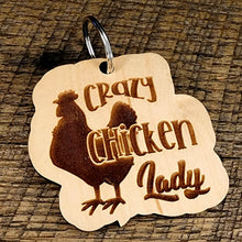 Load image into Gallery viewer, Chicken Lady Keychain 
