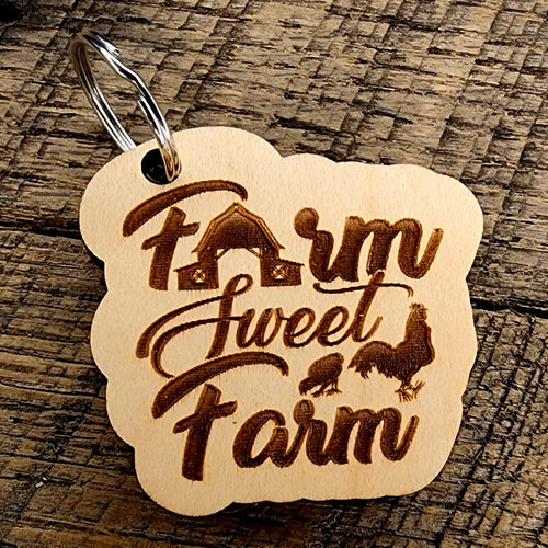 Keychain Farm Sweet Farm