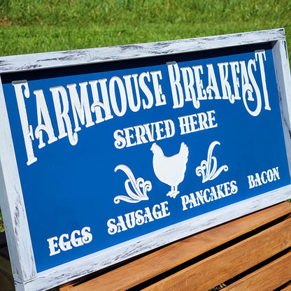 Farmhouse Breakfast Served Here