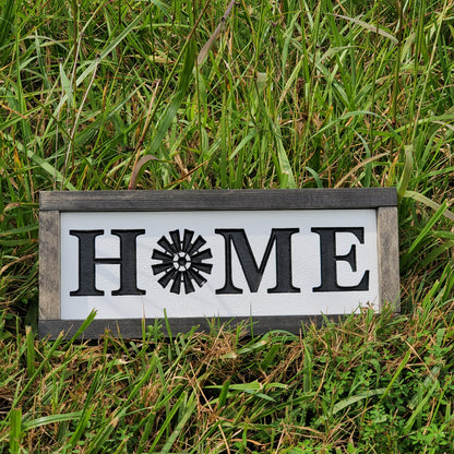 Home Windmill Sign Outdoors