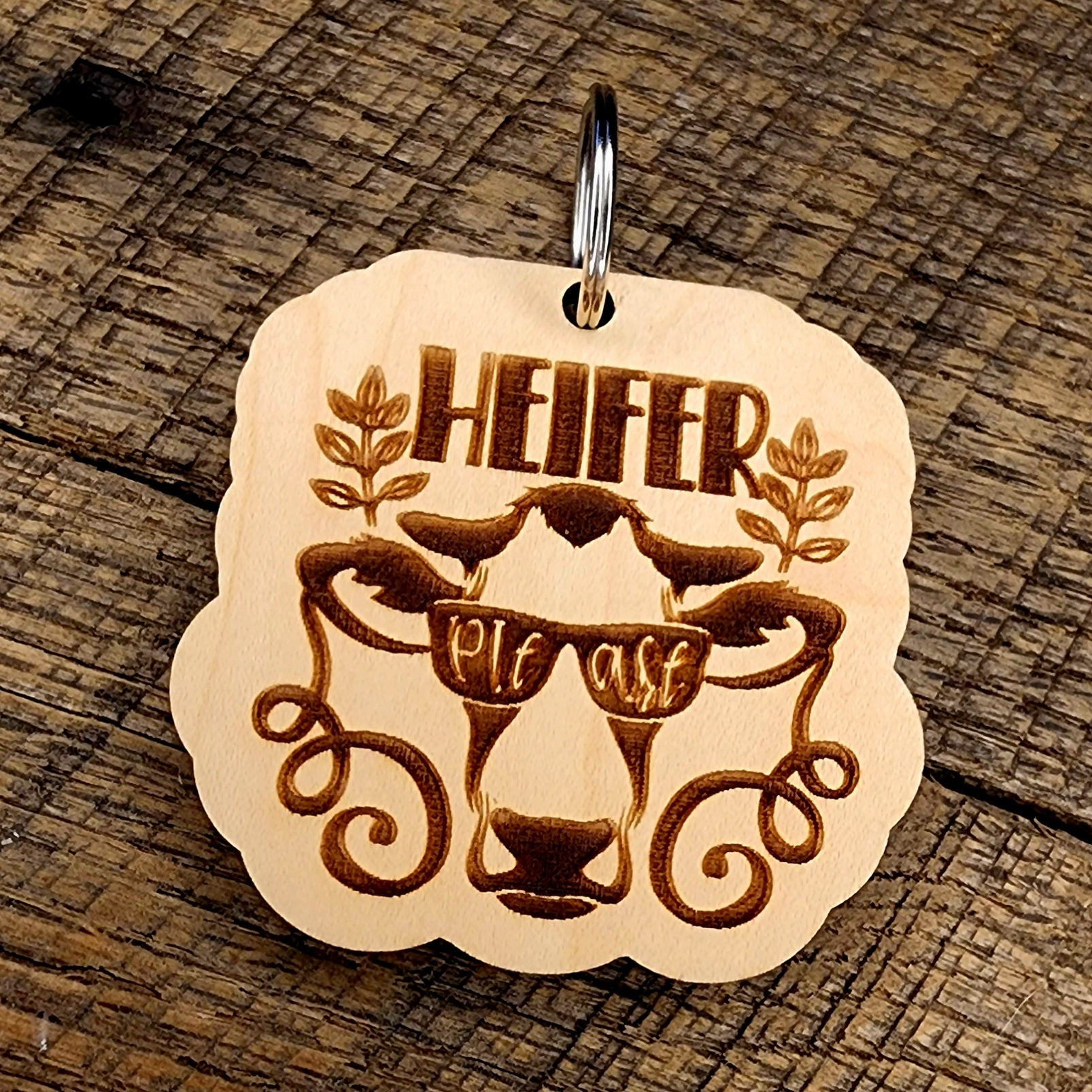 Keychain Heifer Please