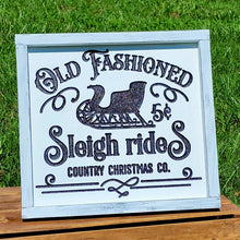Load image into Gallery viewer, Old Fashion Sleigh Rides Country Christmas Co. 
