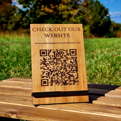 Custom QR Code Sign