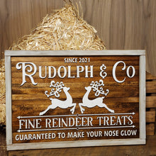 Load image into Gallery viewer, Rudolph &amp; Co Fine Reindeer Treats Guaranteed To Make Your Nose Glow
