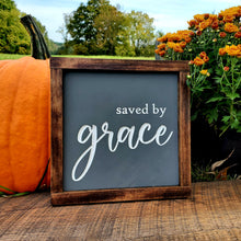 Load image into Gallery viewer, Saved By Grace Pumpkin Fall Background
