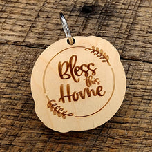 Load image into Gallery viewer, Bless this Home Keychain
