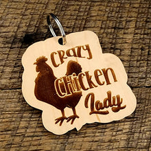 Load image into Gallery viewer, Chicken Lady Keychain
