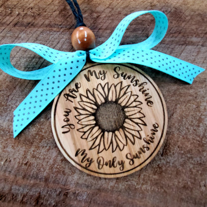 You Are My Sunshine Car Charm