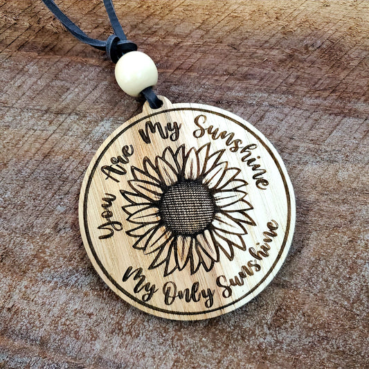 You Are My Sunshine Car Charm