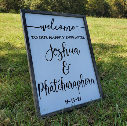Welcome To Our Happily Ever After Side View