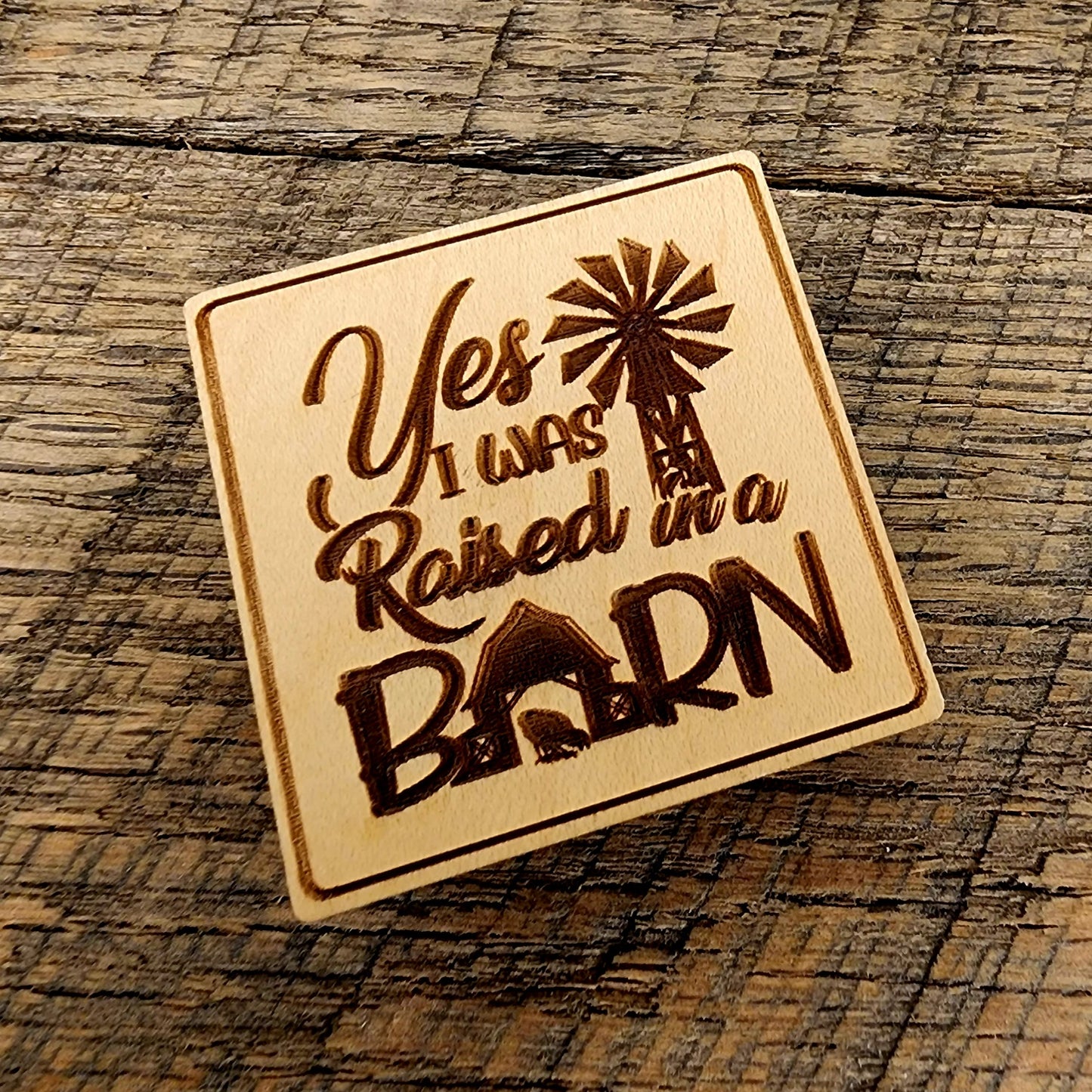 Yes I Was Raised In A Barn Magnet