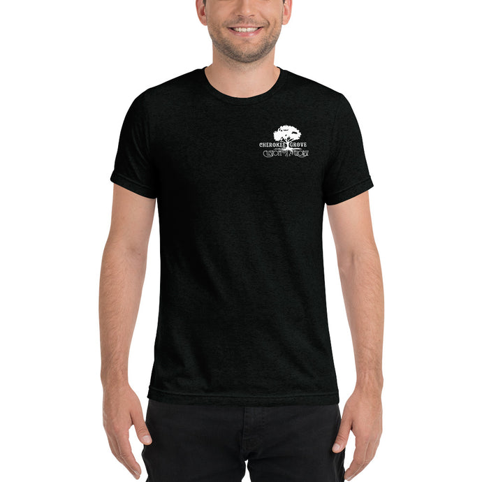 Cherokee Grove Half Logo - Short sleeve t-shirt