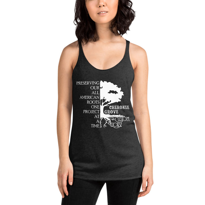 Preserving Our All American Roots - Women's Racerback Tank